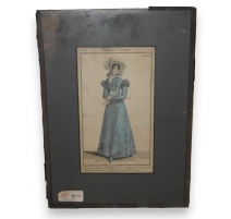 Gravure "Costume parisien 2017" 1829