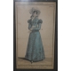 Gravure "Costume parisien 2017" 1829