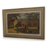 Paintings | Naïve oil on panel  "Jurujuba Rio" Moinat SA  - Antiques and home décor