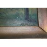 Paintings | Oil on Pavatex, ‘Maison’, signed A. Moinat SA  – Antiques and home décor