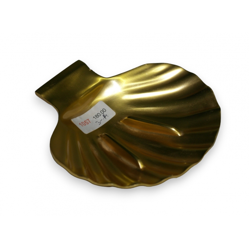 Savonnière "Coquille" en bronze doré