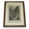 Gravure "Packhorses traversing a  sur Moinat SA  - Antiquités décoration -  Gravures, Lithos