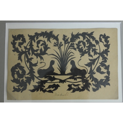  Tableau "Découpage" signé Arabeole sur  Moinat SA  - Antiquités décoration