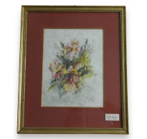 Aquarelle "Bouquet de fleurs"