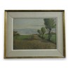 Paintings | Oil on cardboard, ‘Le Salève’, signed at Moinat SA  – Antiques and home décor