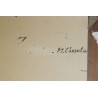 Paintings | Oil on cardboard, ‘Le Salève’, signed at Moinat SA  – Antiques and home décor