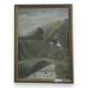 Paintings | Oil on panel ‘Bridge at Binn, Valais’ Moinat SA  – Antiques and home décor