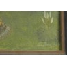 Paintings | Oil on panel "Garden on the banks of the Moinat SA" – Antiques and home décor