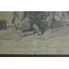 Gravure " Etude de cheval Français,  sur Moinat SA  - Antiquités décoration -  Gravures, Lithos