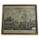 Gravure "Cavaliers du manege"
