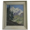 Paintings | Oil on canvas ‘Mountains’ signed Moinat SA  – Antiques and home décor