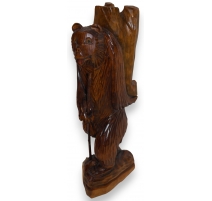 Ours en bois sculpté Russe