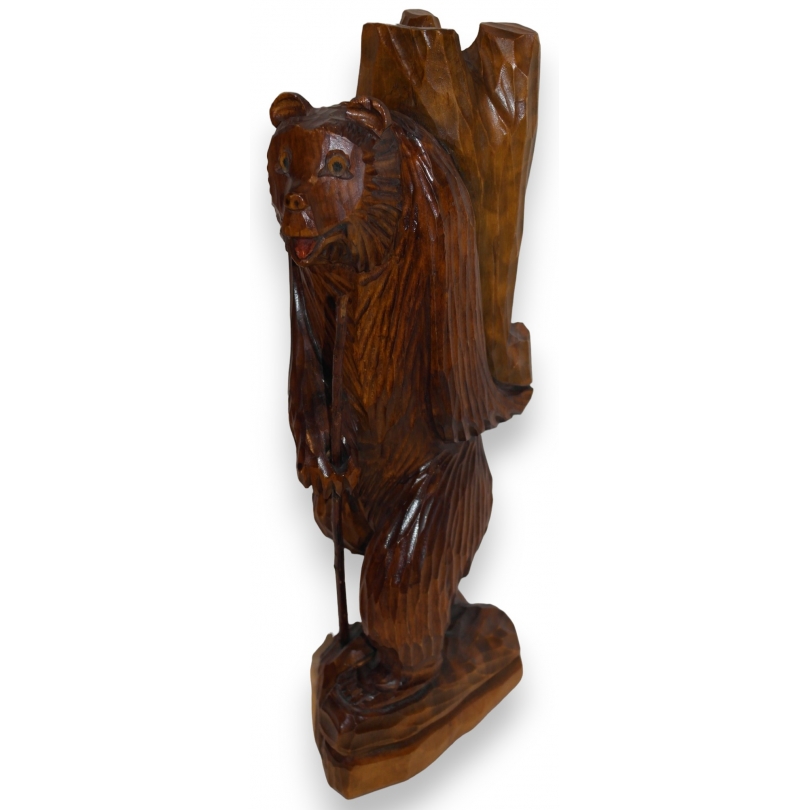 Ours en bois sculpté Russe