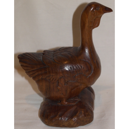 Russian carved wooden goose at  Moinat SA  - Antiques and home décor