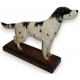 Chien en faïence signé S. RANGONOL