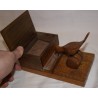 Wooden cigarette dispenser at  Moinat SA  - Antiques and home décor
