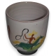 Cache-pot motif chasse de MENELIKA