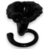 Vase "Corne d'abondance" en verre noir