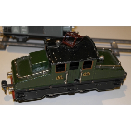 Train mécanique Märklin en tôle avec 1
