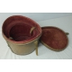 Boîte à chapeau en cuir