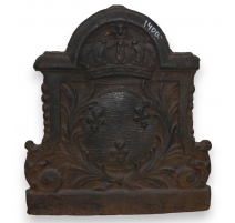 Plaque de cheminée Fleurs de lys