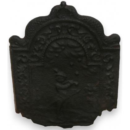  Plaque de cheminée en fonte sur  Moinat SA  - Antiquités décoration
