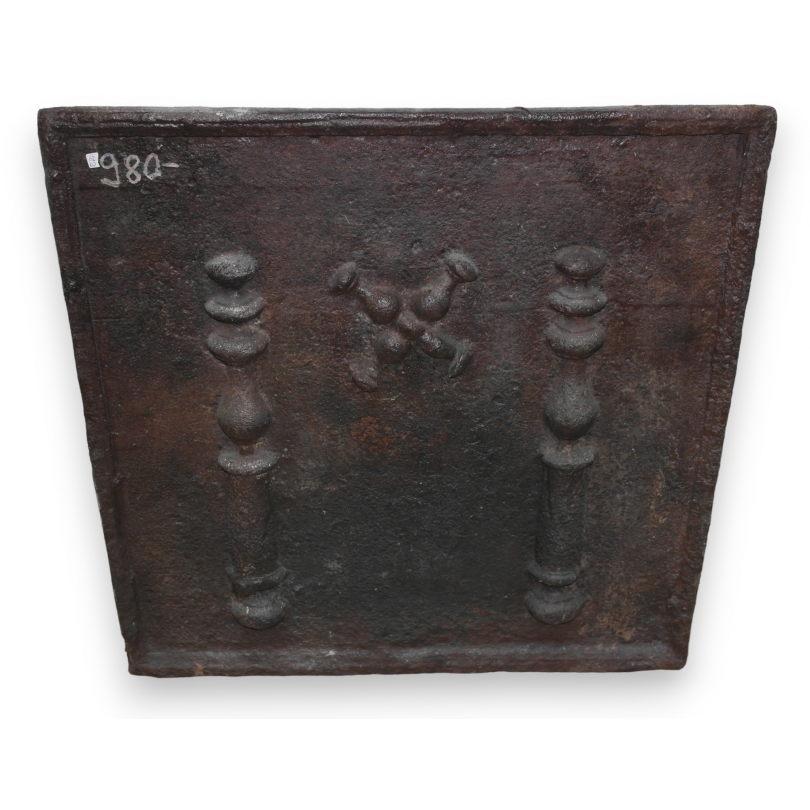  Plaque de cheminée en fonte sur  Moinat SA  - Antiquités décoration