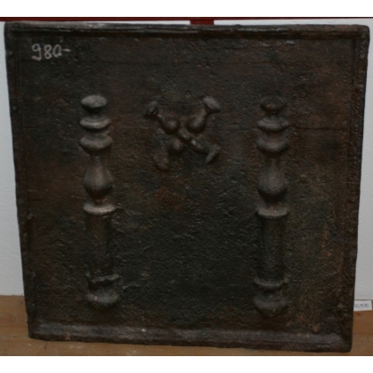  Plaque de cheminée en fonte sur  Moinat SA  - Antiquités décoration