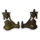Suite de 4 fauteuils Louis XV en tapisserie