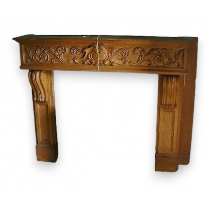 Henri II-style oak fireplace at  Moinat SA  - Antiques and home décor