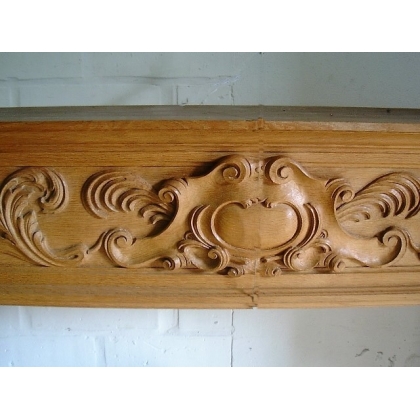 Henri II-style oak fireplace at  Moinat SA  - Antiques and home décor