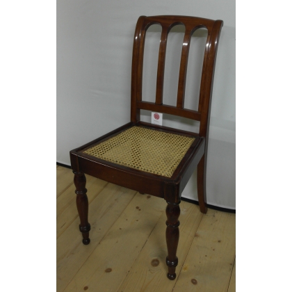 A pair of mahogany chairs by Jansen, from Moinat SA – Antiques and home décor