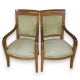 Paire de fauteuils Directoire