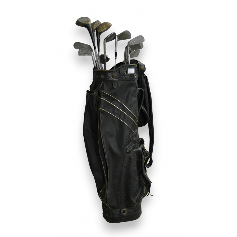 Sac de golf en cuir (12 clubs)
