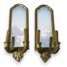  Paire d'appliques-miroirs en bois doré sur  Moinat SA  - Antiquités décoration
