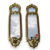  Paire d'appliques-miroirs bernoises en sur  Moinat SA  - Antiquités décoration