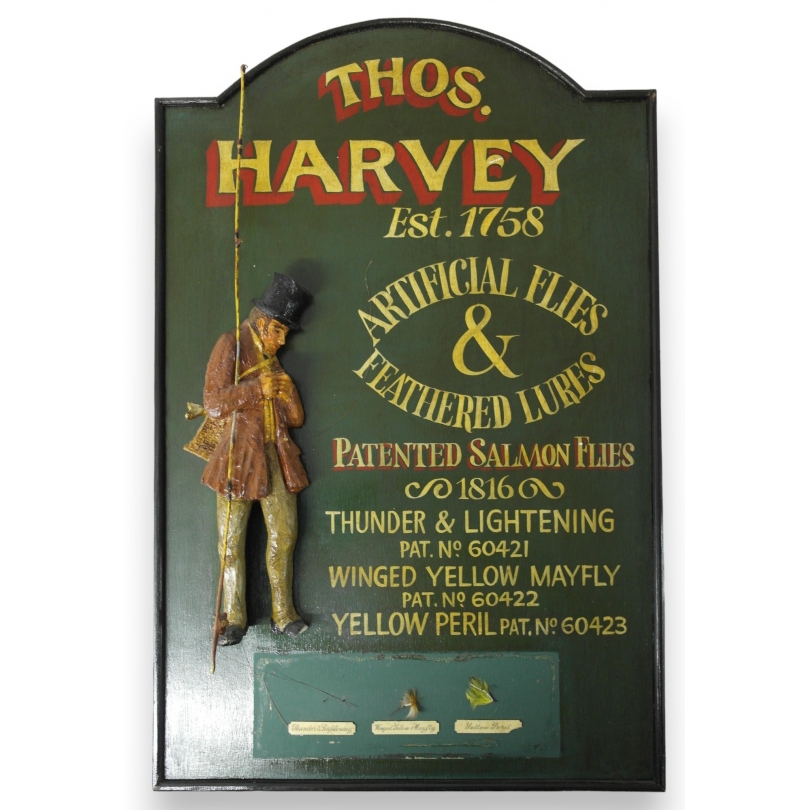 Tableau publicitaire Thos. HARVEY