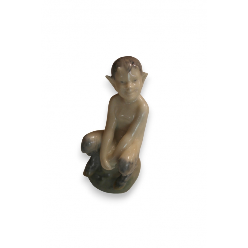 Faune assis en porcelaine Royal Copenhagen