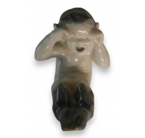 Faune en porcelaine "en pleure" Royal Copenhagen