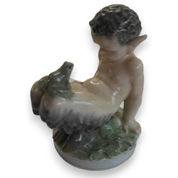 Faune en porcelaine \"grenouille\" Royal Copenhagen