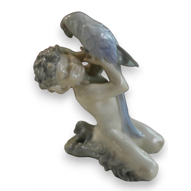 Faune en porcelaine "Perroquet" Royal Copenhagen