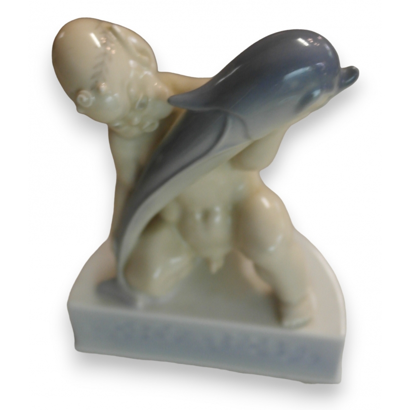 Royal "Dolphin" porcelain figurine at Moinat SA – Antiques and home décor
