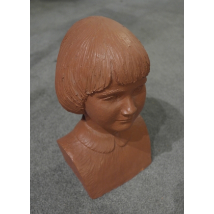 Terracotta head by Pierre BOREL at Moinat SA – Antiques and Decor
