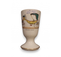 Coquetier en porcelaine Vieux paris