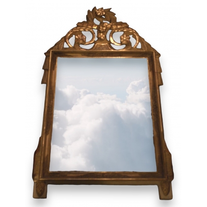  Miroir style Louis XVI bois doré sur  Moinat SA  - Antiquités décoration