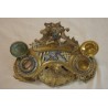 Encrier Napoléon III en bronze cloisonné