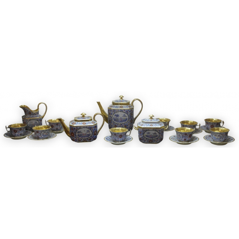 'Vieux Paris' porcelain tea set at Moinat SA – Antiques and home décor