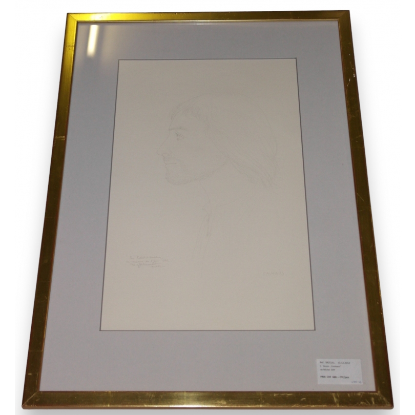 Drawing entitled ‘Emmaus’ by Michel Ciry at Moinat SA – Antiques and Decorative Arts