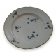 Assiette décor bleuets en porcelaine de
