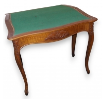 Table à jeux Napoléon III en noyer